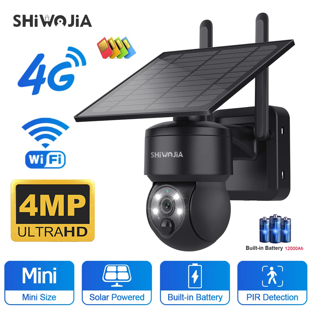 Smart Home Outdoor Camera - SHIWOJIA WIFI Không Dây PTZ Năng