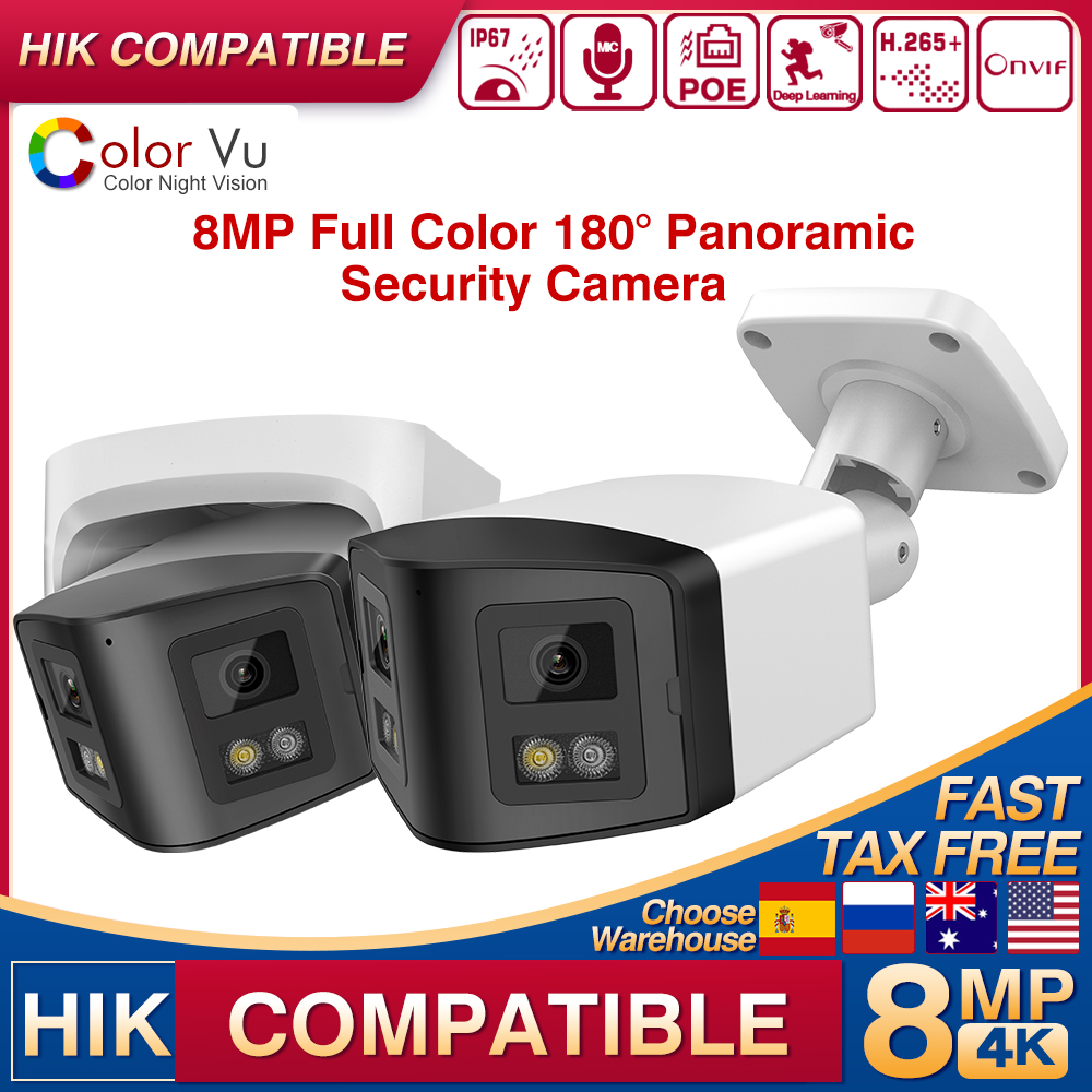 Smart Home Battery Camera Ezviz - Hikvision-Compatible 4K 8mp 2.8mm Lens 170°