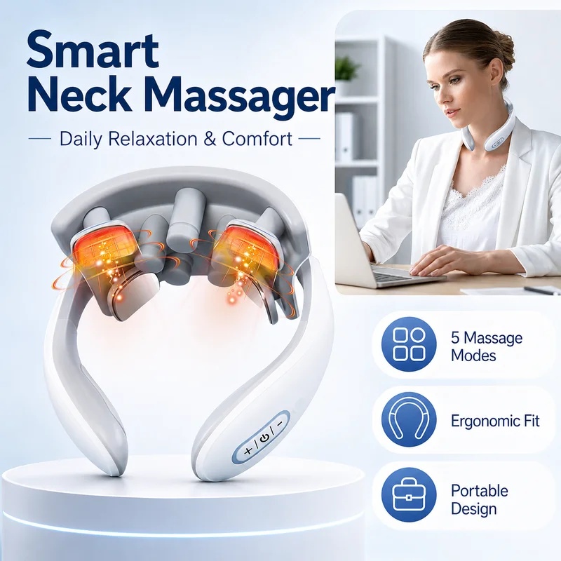 Smart Home Setup - Smart Neck Massager for Adults, 5