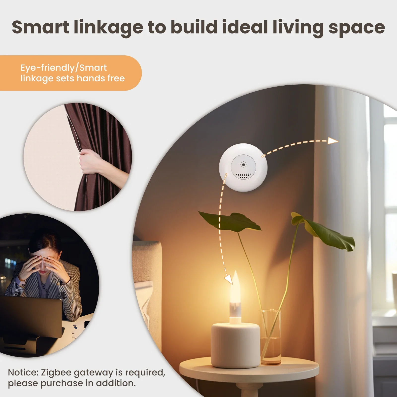 MOES Tuya Zigbee Smart Light S - đánh giá và giá Smart Home Moes