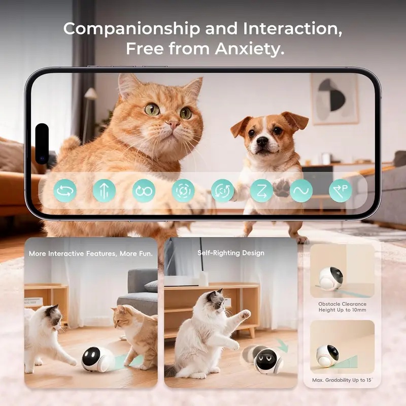 Movable Indoor Pet Robot Camer - đánh giá và giá Smart Home Sistem