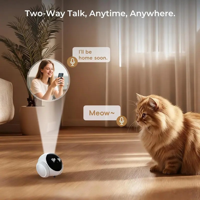 Movable Indoor Pet Robot Camer - đánh giá và giá Smart Home Sistem