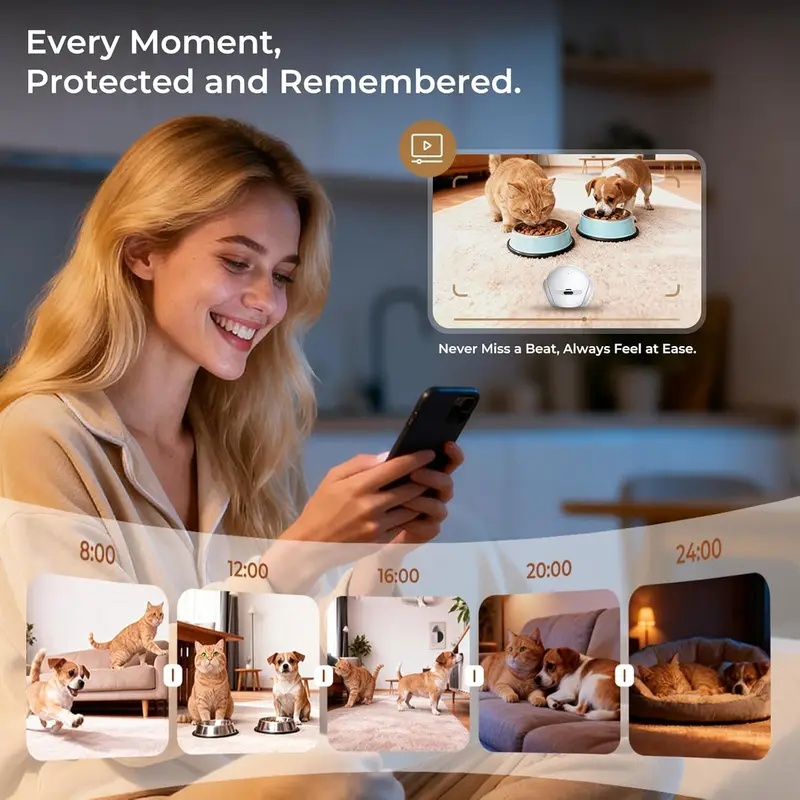 Movable Indoor Pet Robot Camer - đánh giá và giá Smart Home Sistem