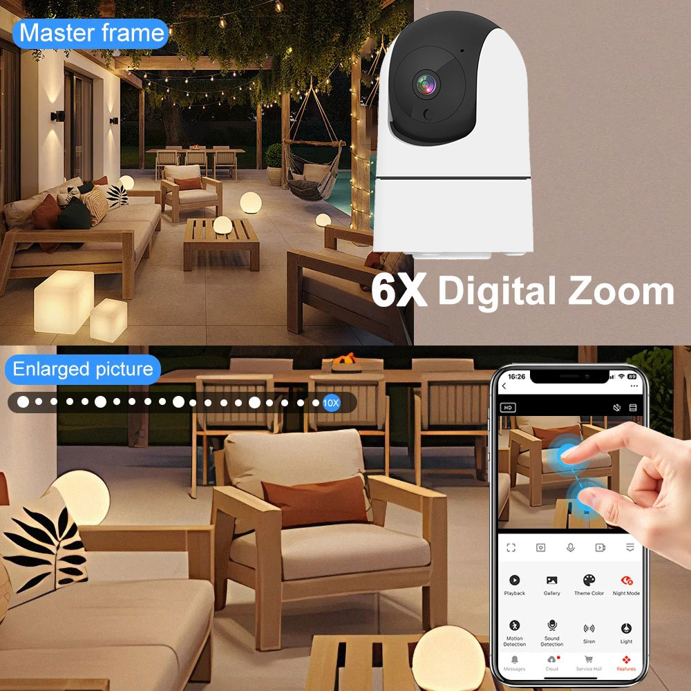 6MP WiFi Camera Tuya Smart Hom - đánh giá và giá Smart Home Battery Camera Ezviz