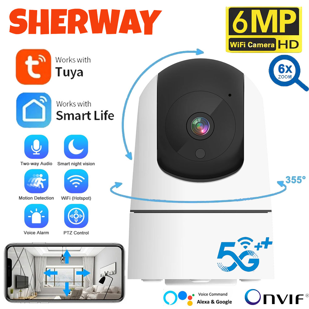 6MP WiFi Camera Tuya Smart Hom - đánh giá và giá Smart Home Battery Camera Ezviz