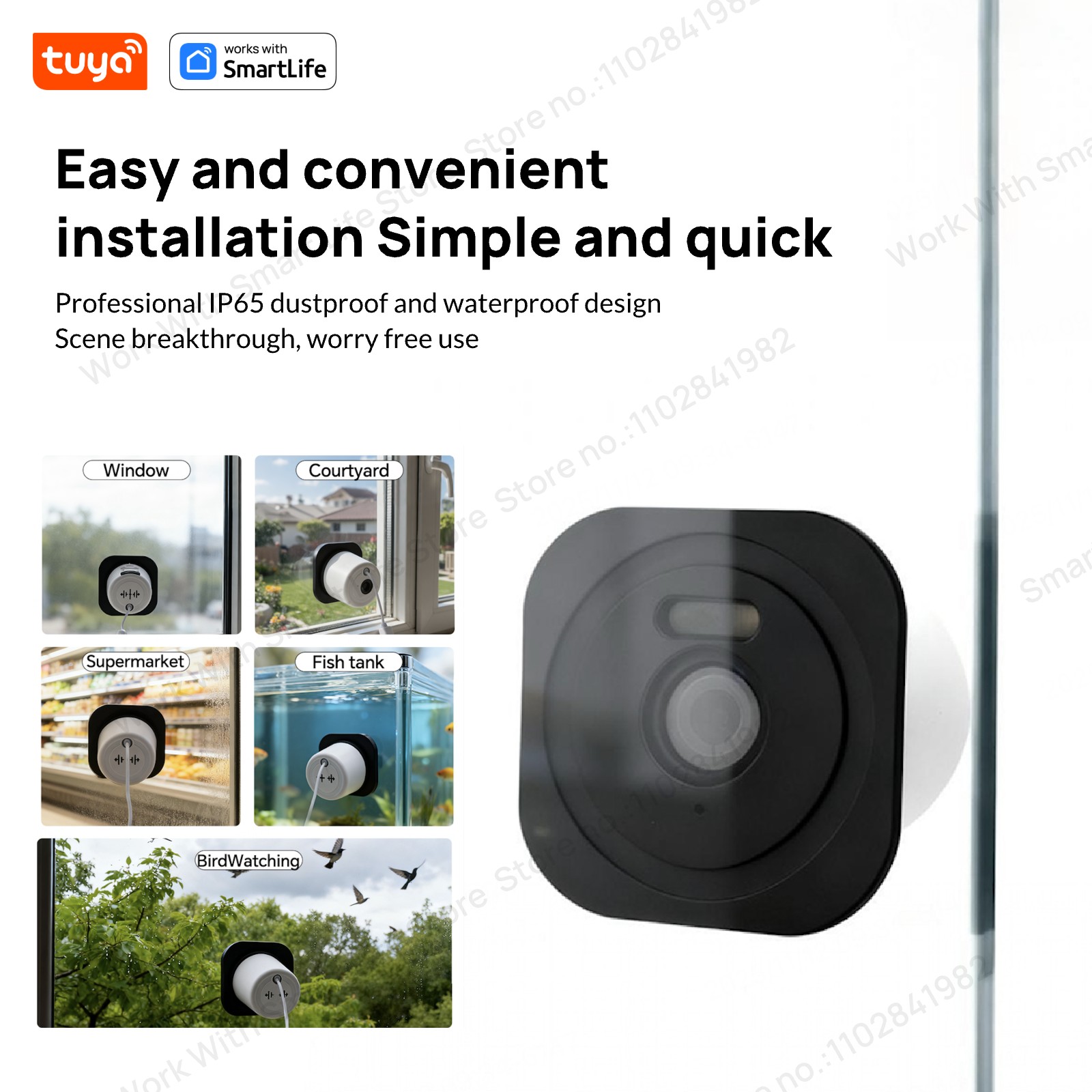 3MP 2K Tuya Window Camera,2.4G - đánh giá và giá Smart Home Battery Camera Ezviz