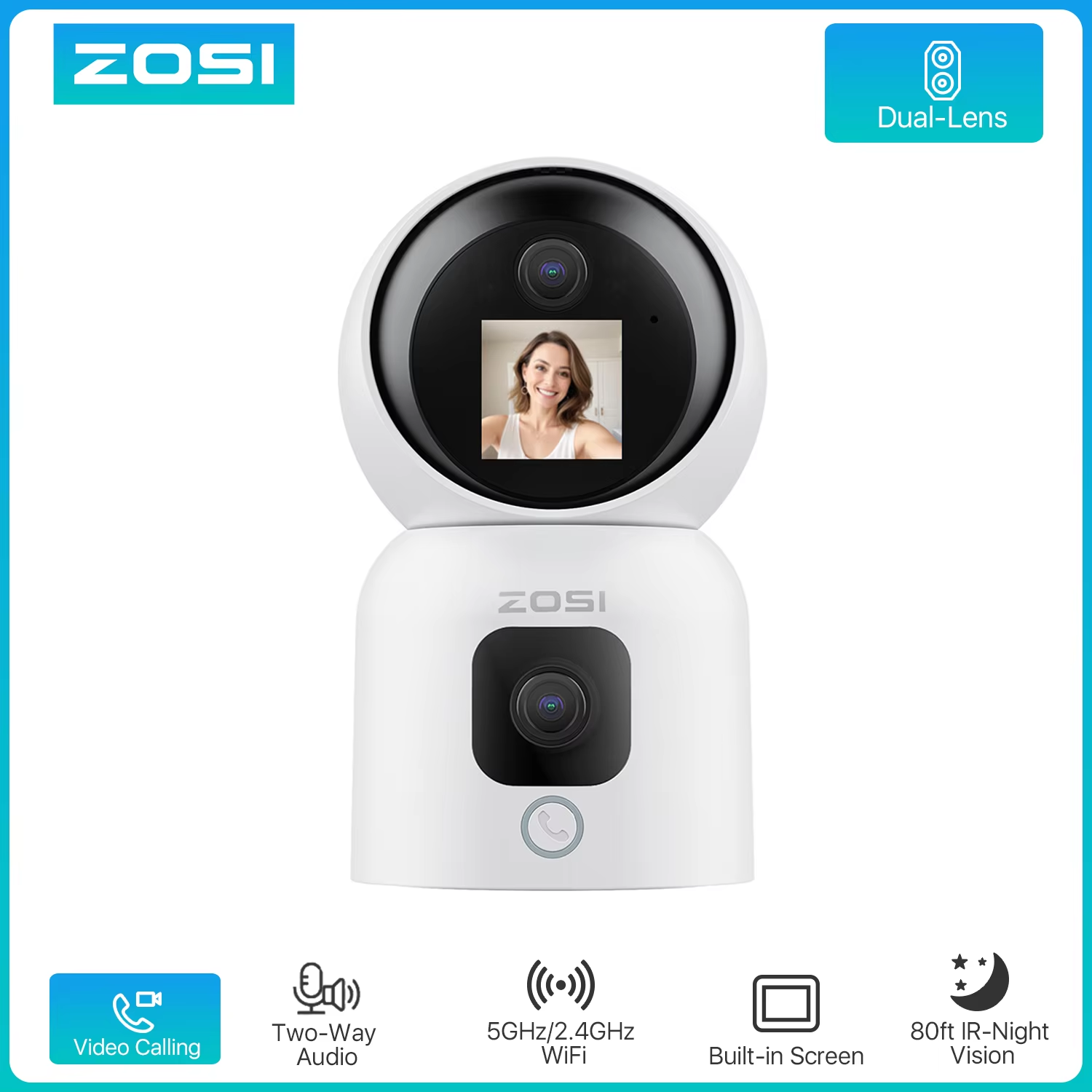 ZOSI 360° Smart Home Security  - đánh giá và giá Smart Home Battery Camera Ezviz