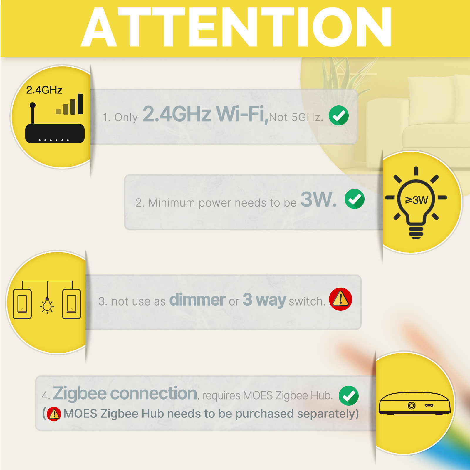 MOES US Standard Zigbee Smart  - đánh giá và giá Smart Home Moes