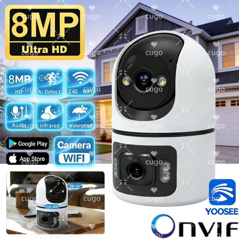 8MP WiFi IP Camera Dual Lens B - đánh giá và giá Smart Home Battery Camera Ezviz