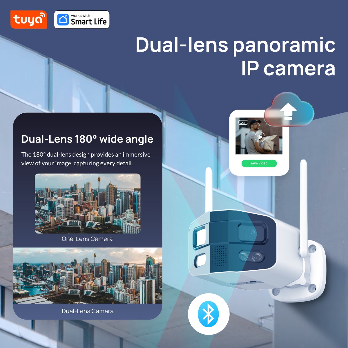 Tuya Smart 4MP 2.5K Dual-Lens  - đánh giá và giá Smart Home Battery Camera Ezviz