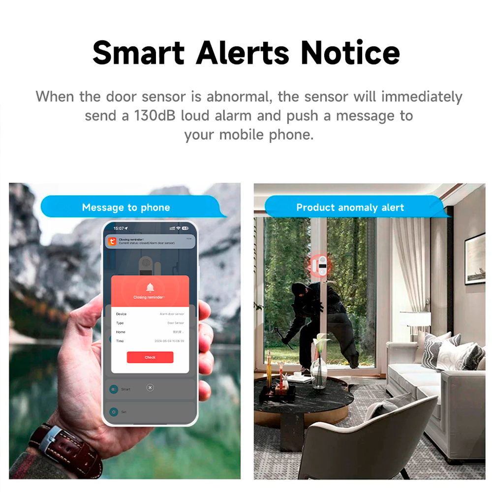 Tuya Zigbee Wireless Door Wind - đánh giá và giá Smart Home Setup