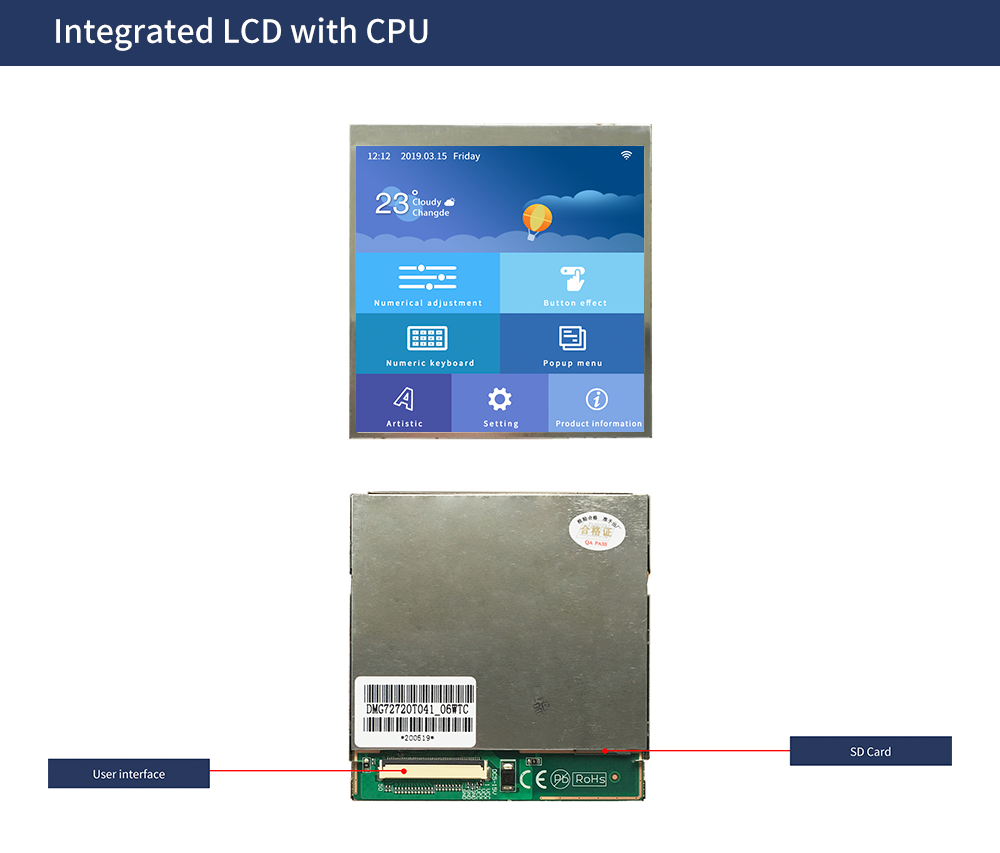 2026 DWIN 4.1 Inch IPS Incell  - đánh giá và giá Smart Home Panel