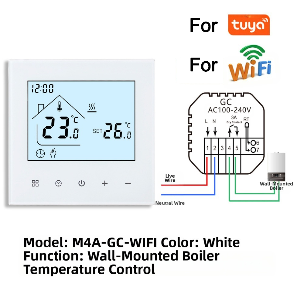 WiFi Programmable Thermostat F - đánh giá và giá Wifi Thermostat