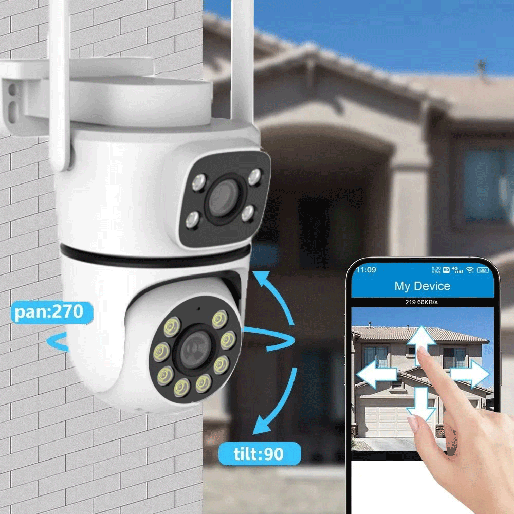 10MP Tuya 5G Wifi PTZ Camera 4 - đánh giá và giá Smart Home Battery Camera Ezviz
