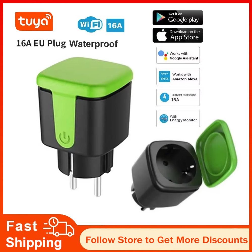 Tuya EU 16A WiFi Smart Waterpr - đánh giá và giá Smart Home Sistem