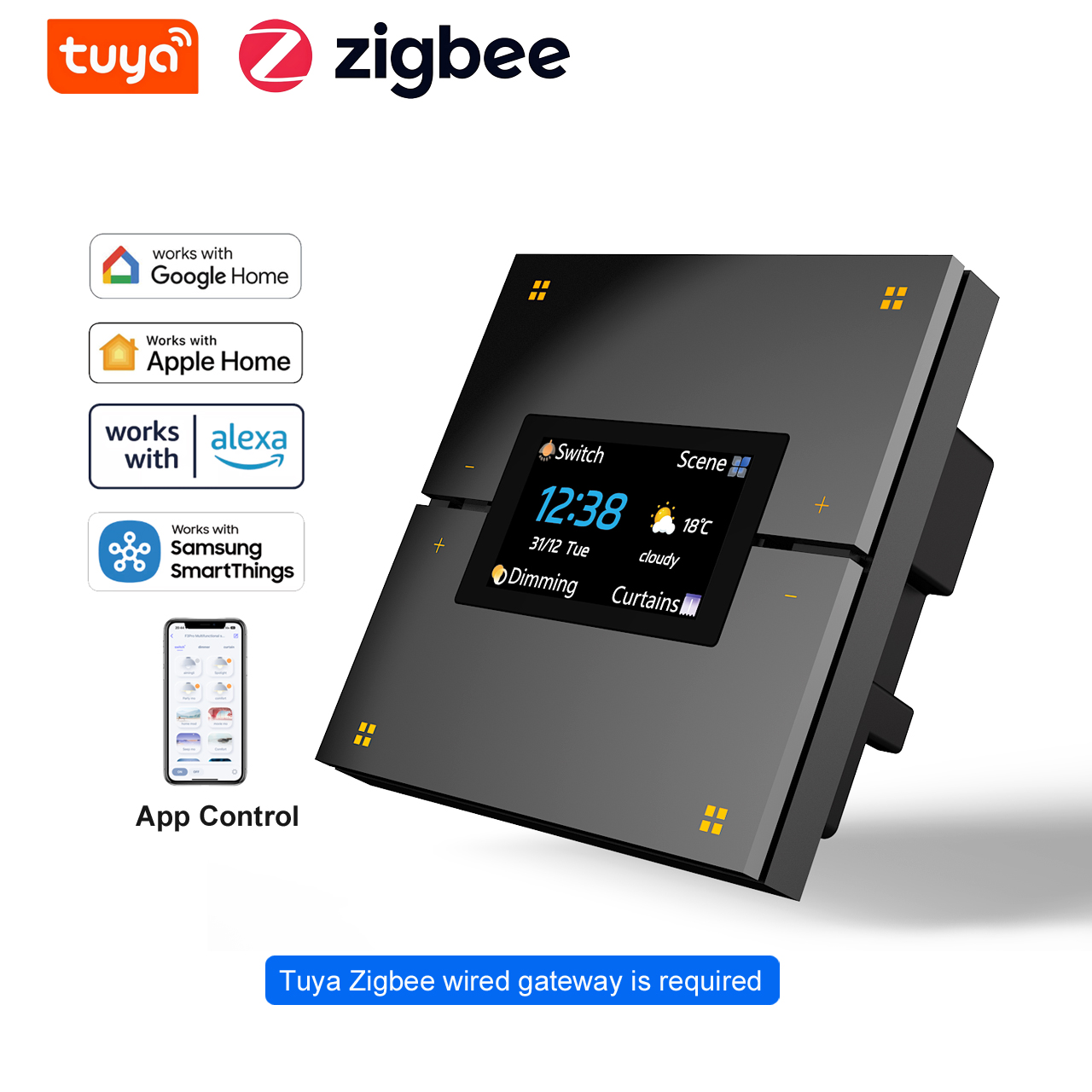 M9 Pro 8-Button UK Tuya Smart  - đánh giá và giá Smart Home Sistem