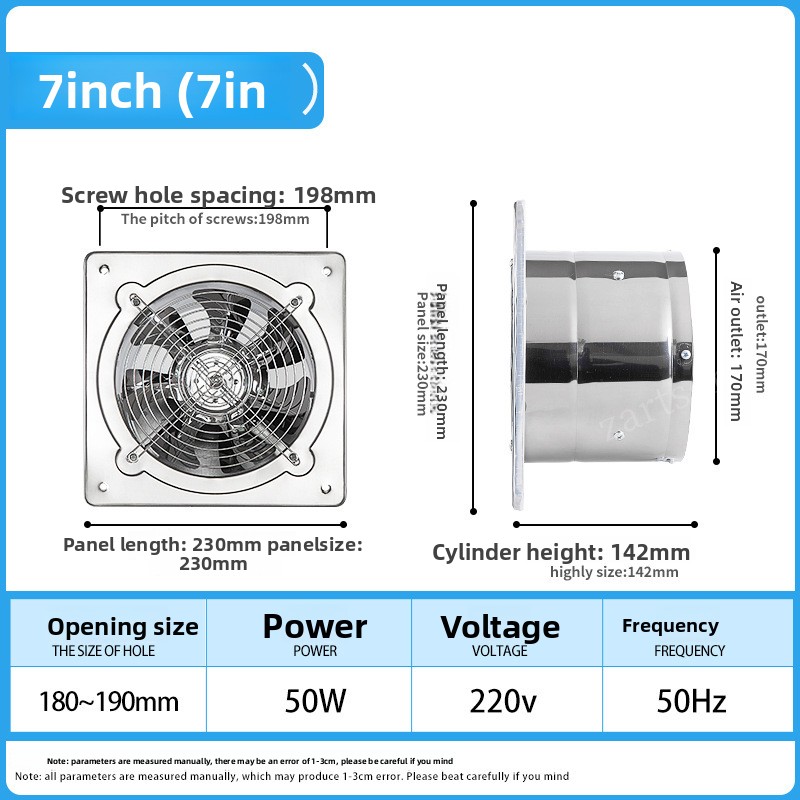 6''7''8'' Stainless Steel Kitc - đánh giá và giá Smart Bathroom Fan