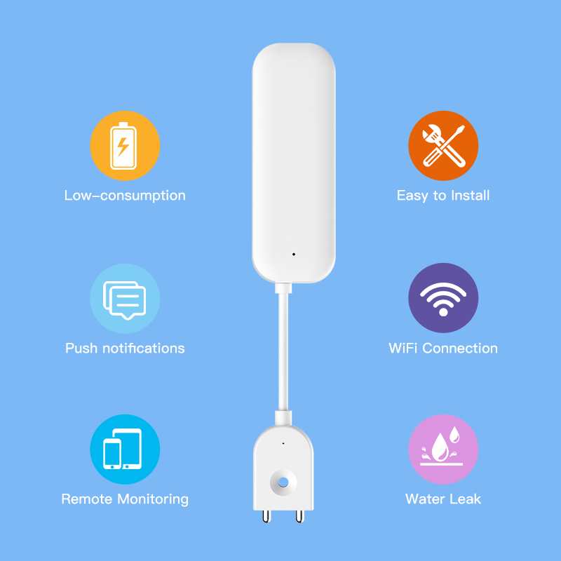 Tuya WiFi ZigBee Water Sensor  - đánh giá và giá Smart Home Setup