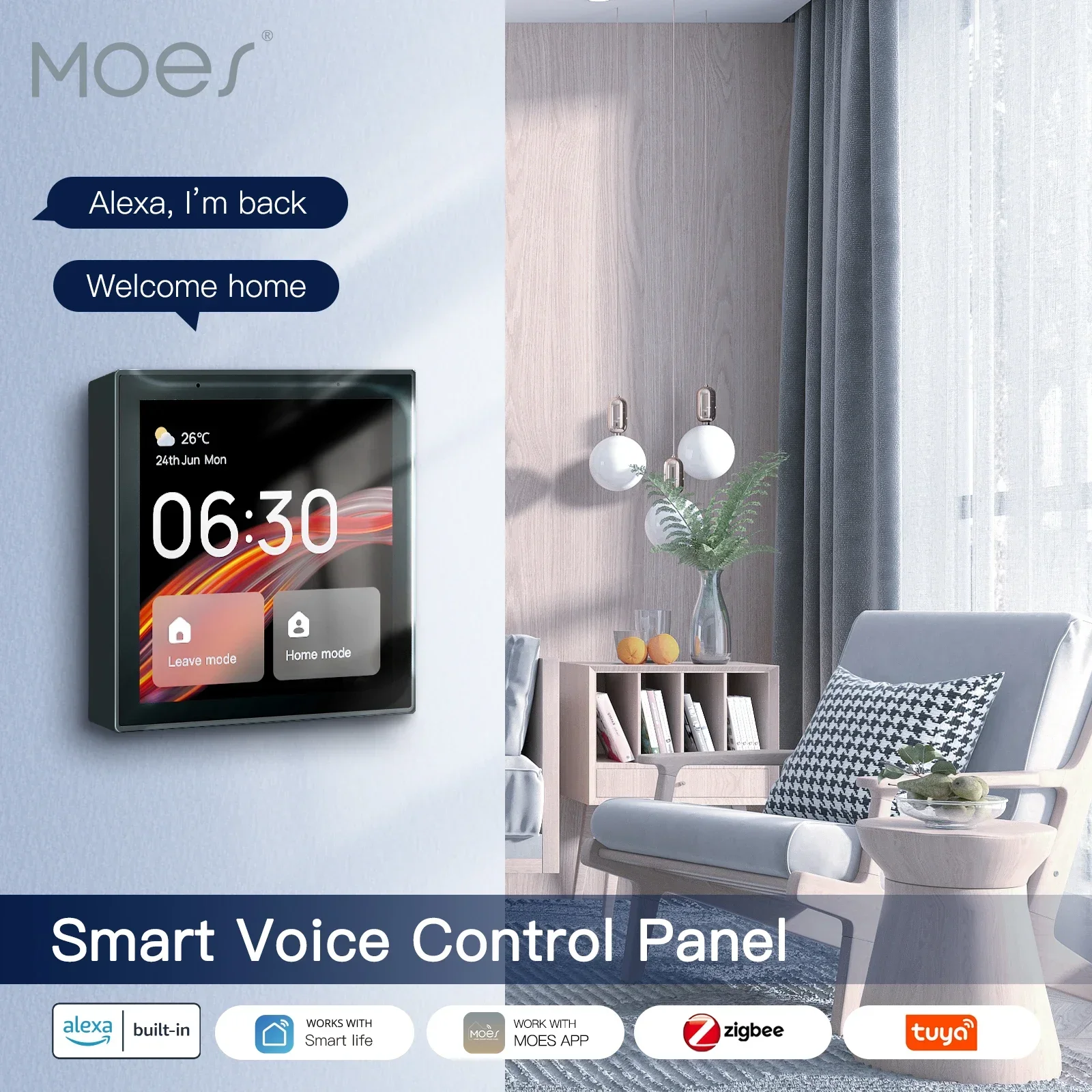 Tuya Nhà Thông Minh Đa Chức Nă - đánh giá và giá Smart Home Zentrale Display