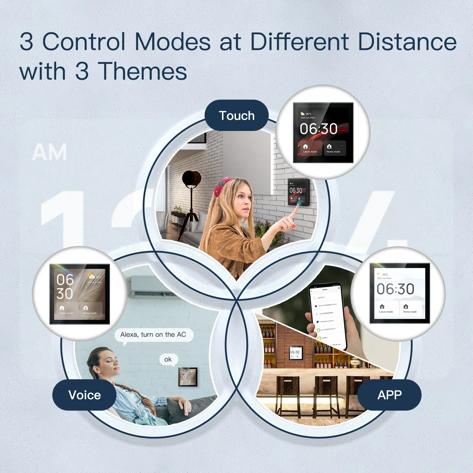 Tuya Nhà Thông Minh Đa Chức Nă - đánh giá và giá Smart Home Zentrale Display
