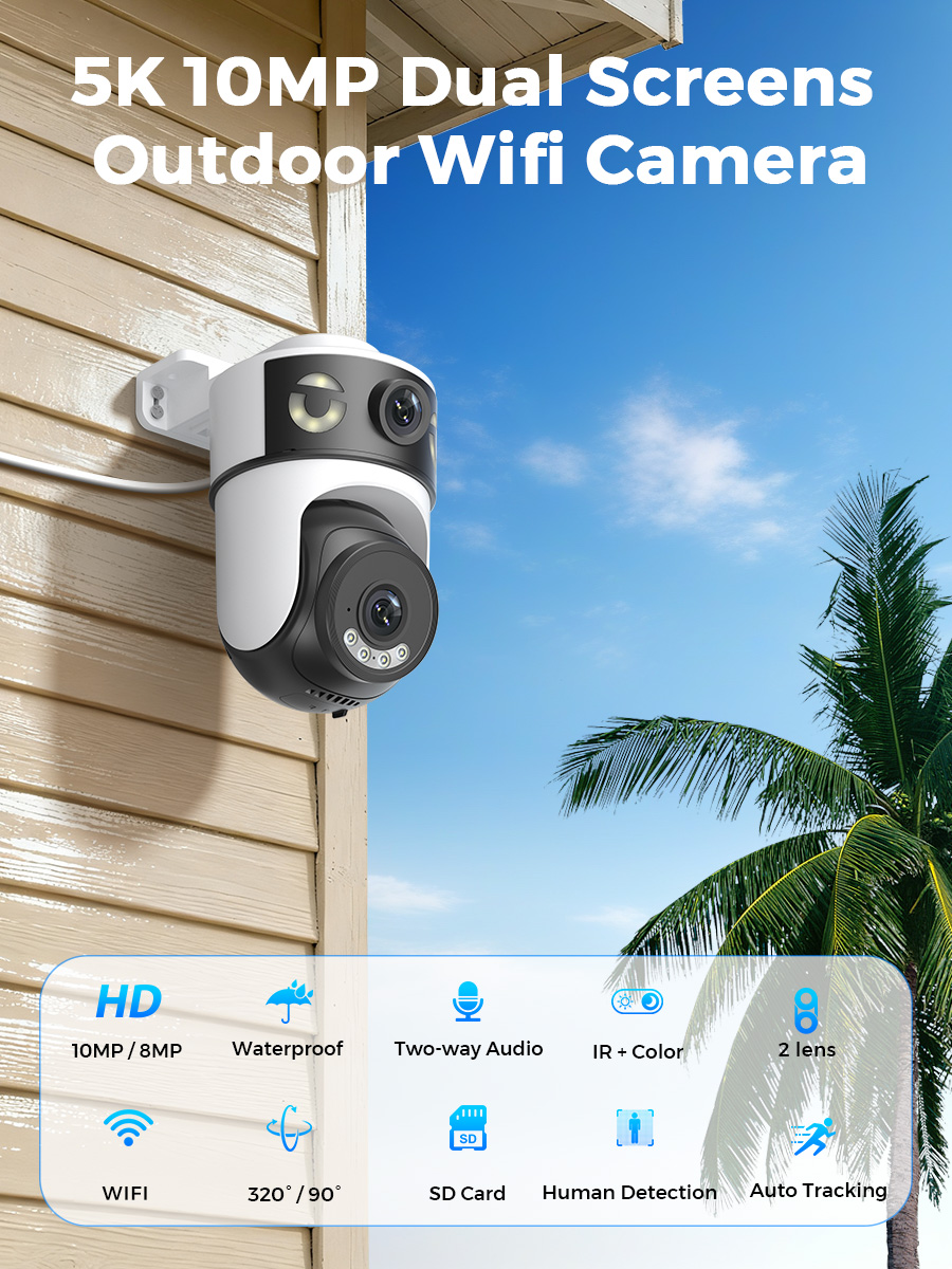10MP PTZ IP Camera 8MP 5K Outd - đánh giá và giá Smart Home Battery Camera Ezviz