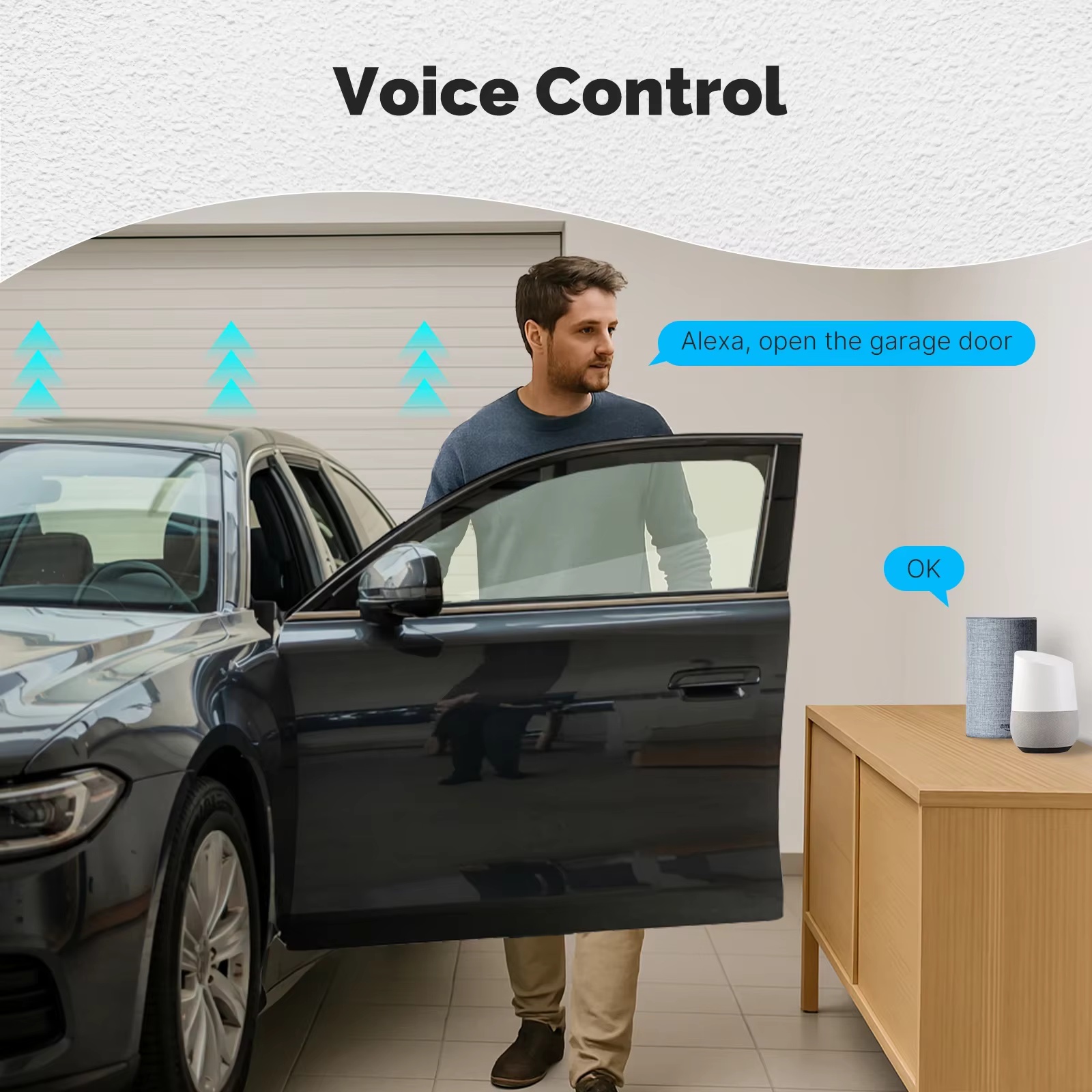 MOES Zigbee Garage Door Contro - đánh giá và giá Smart Home Moes