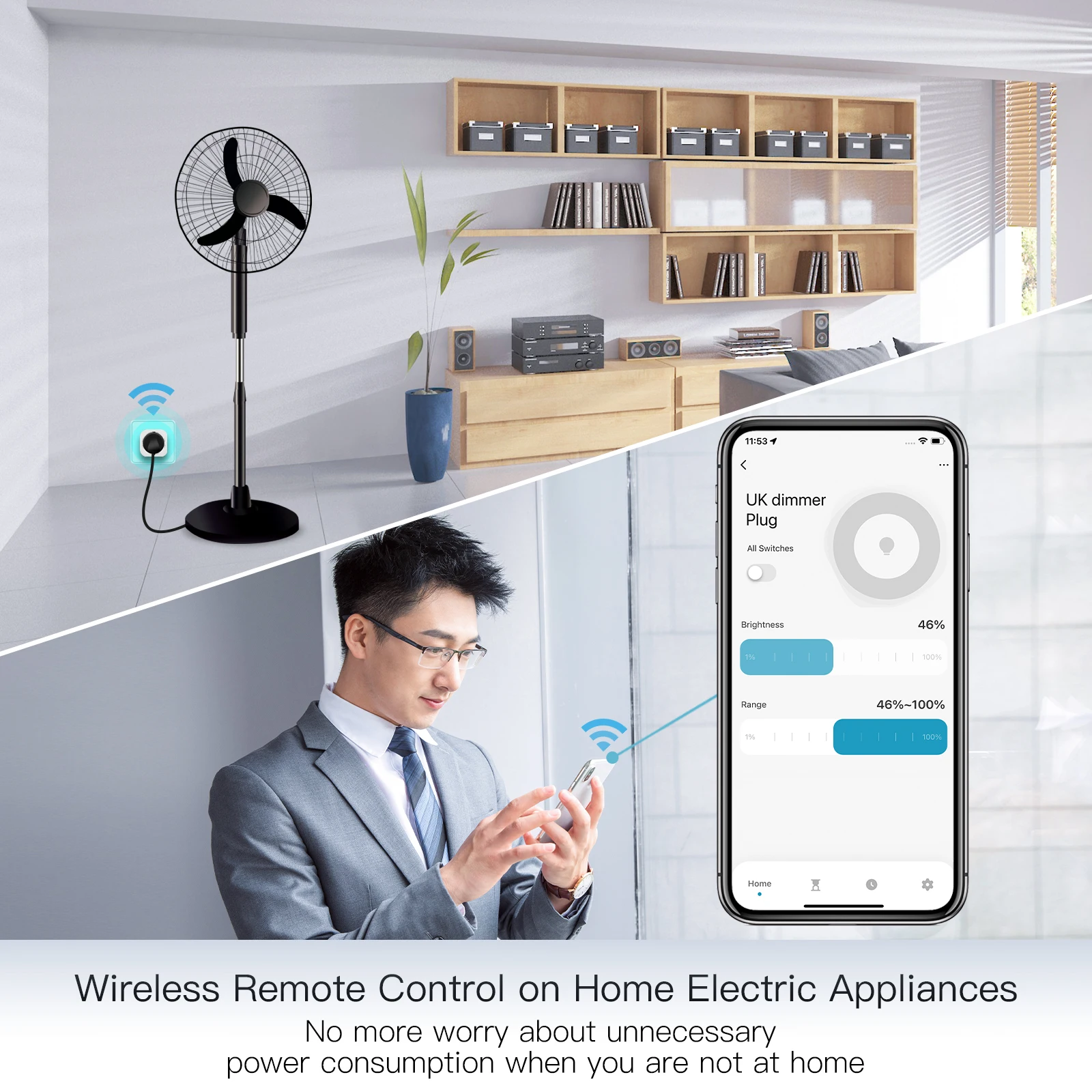 MOES Tuya WiFi Smart Plug Dimm - đánh giá và giá Smart Home Moes
