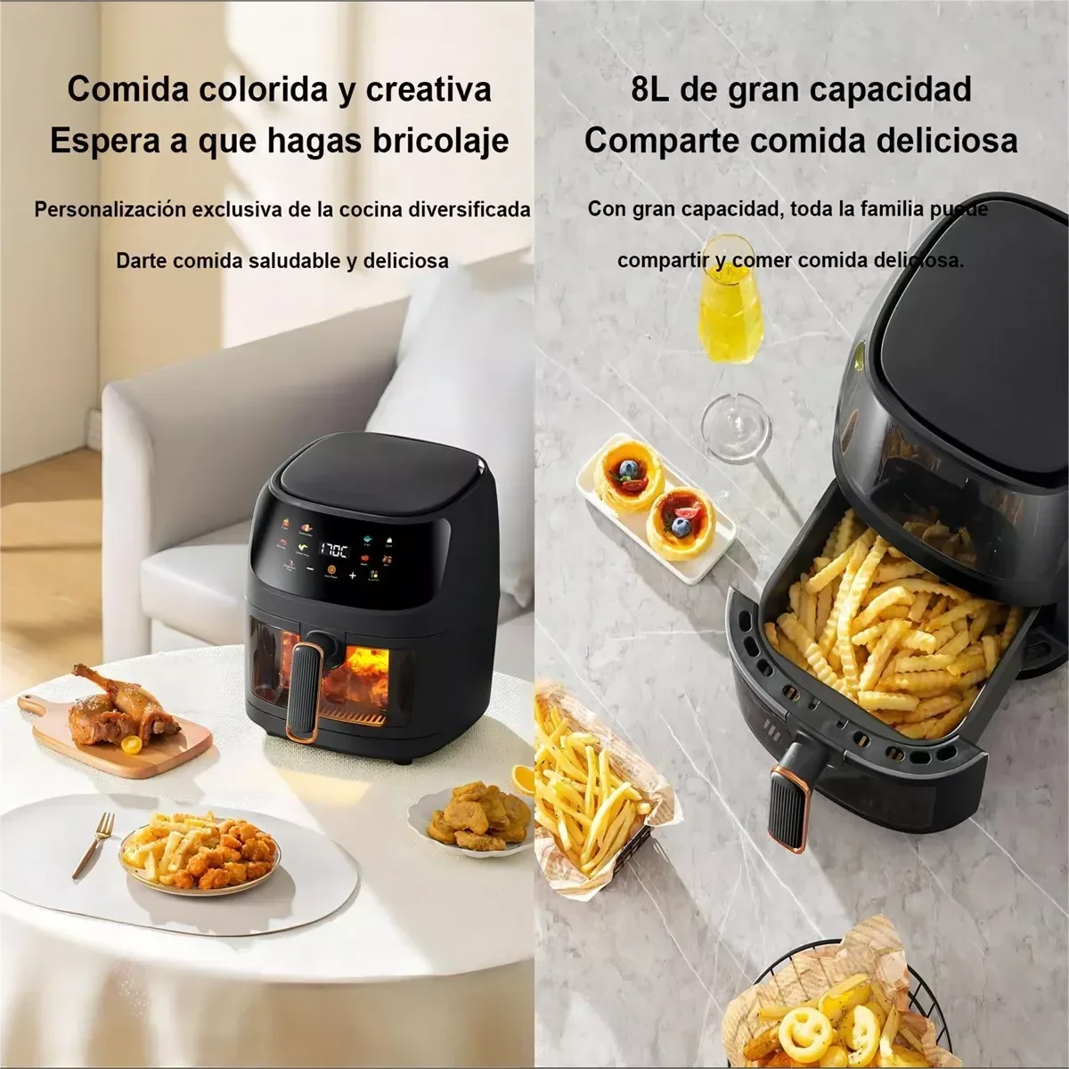 1400W 8L Oil‑Free Smart Air Fr - đánh giá và giá Smart Home Oven