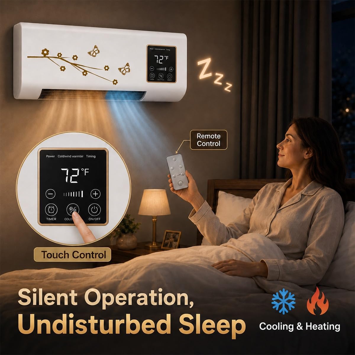 1800W Wall Mounted Air Conditi - đánh giá và giá Smart Bathroom Fan