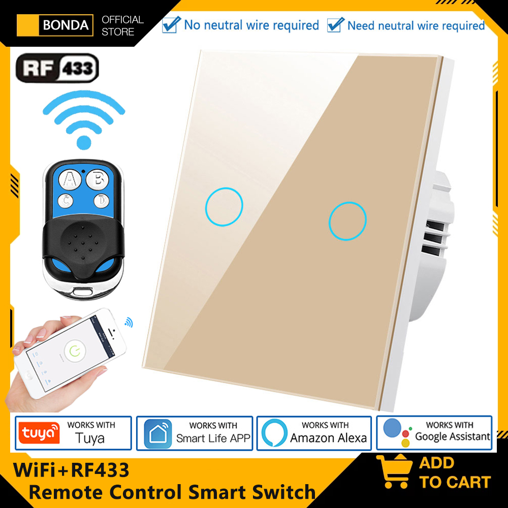 Tuya EU WiFi+RF433 Smart Remot - đánh giá và giá Smart Home Sistem